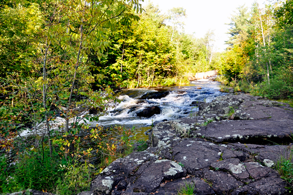 a small fall on thePart of the Ontonagon River
